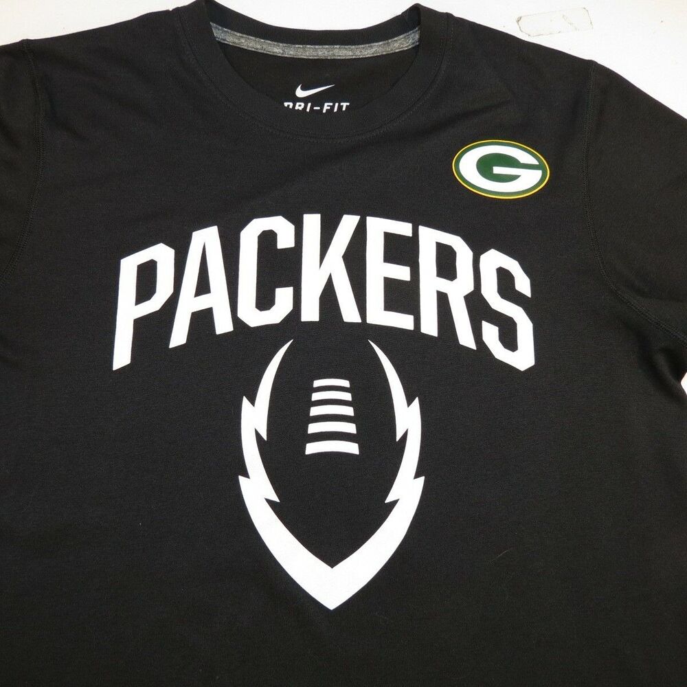 GREEN BAY PACKERS T SHIRT Sz S NFL FOOTBALL NIKE DRI FIT